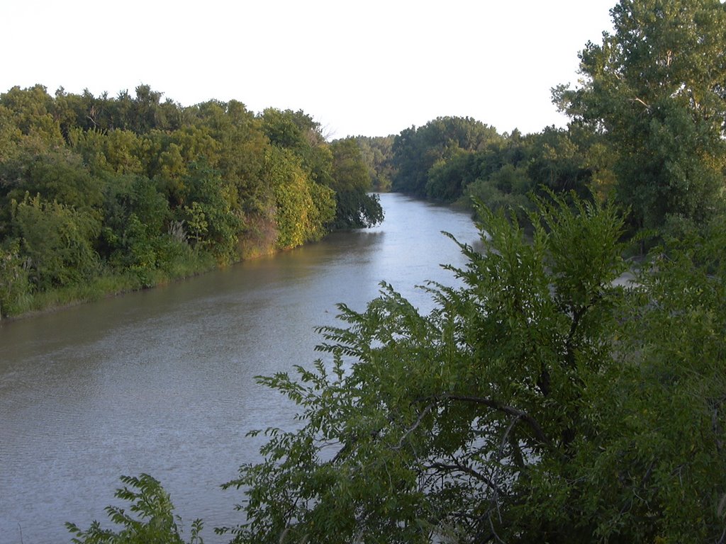 Smoky Hill River upstream by Bronson Waite