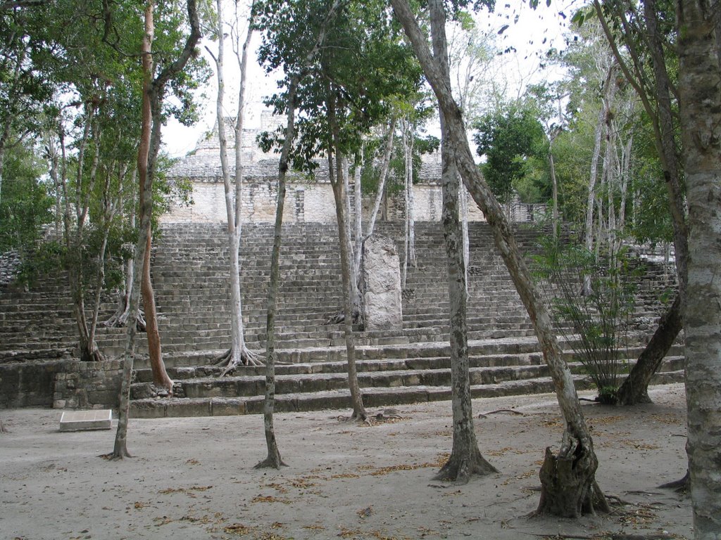 Ruina de Calakmul by cienporcientocampech…