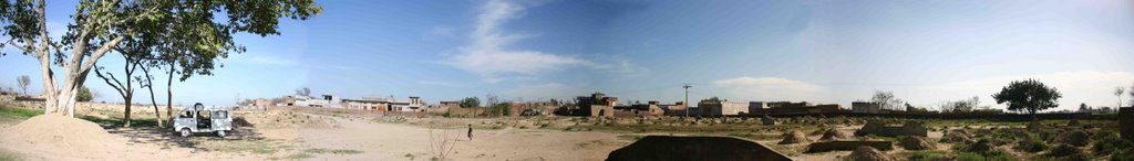 Panoramic Picture, Village Life, Mokhal Sandhuan Cemetery, Mokhal Sandhuan Gujranwala, Pakistan by Mohammad Aslam Javed Bhatti by Mohammad Aslam Javed…