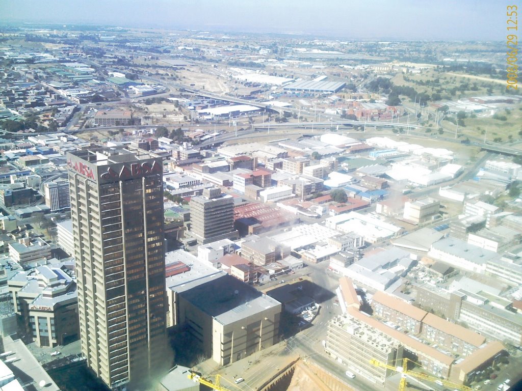 View Of JOHANNESBURG City From The Top Of Africa Carlton Center by prudhvi7tej