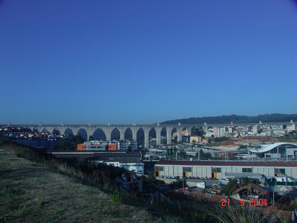 Aqueduto das Aguas Livres de Lisboa visto da Bairro do Alvito 38º 42' 48.75" N 9º 10' 46.07" W by GELASBRFOTOGRAFIAS G…