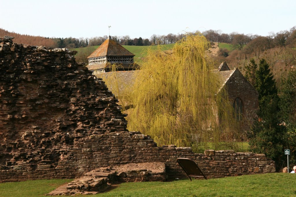 Skenfrith Church from the Castle by Ian @ Wilmar