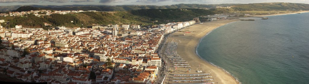 Nazaré vu "d'en haut" by Nanard