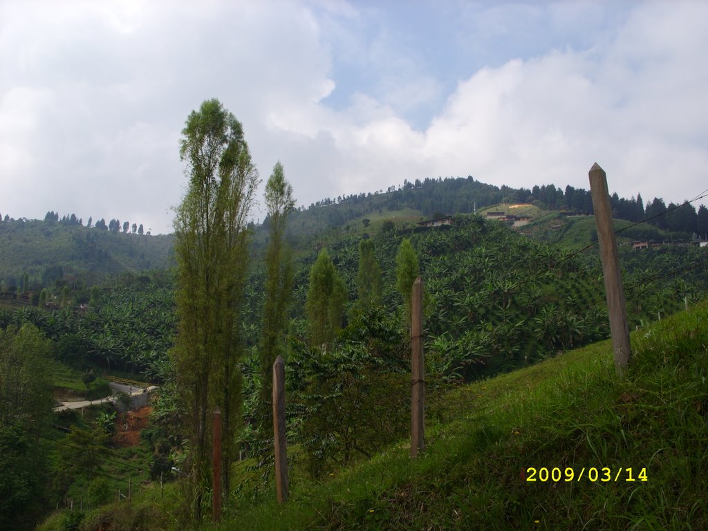 Paisaje rural en Medellín. Ant. by José María Ruiz Pala…