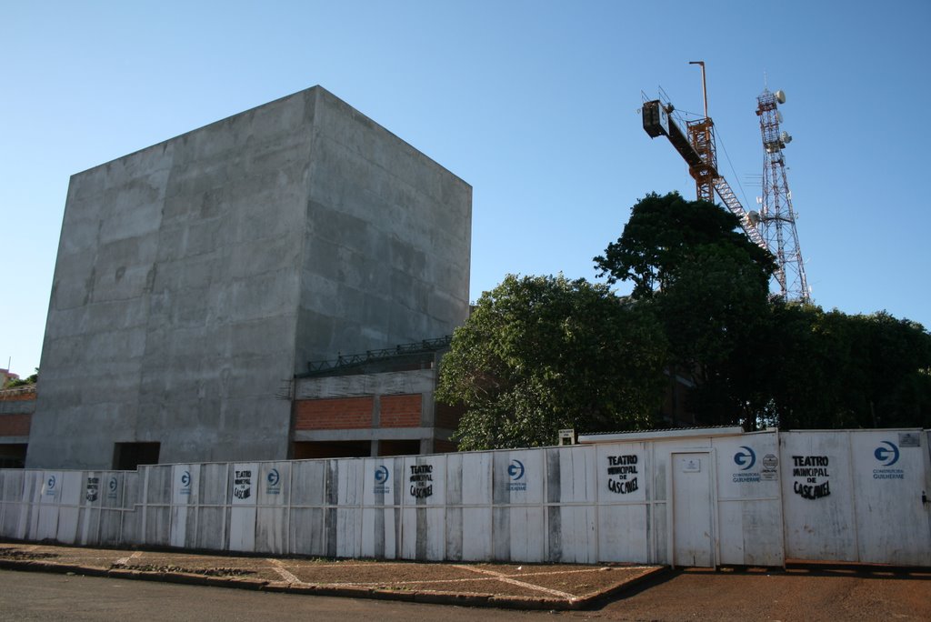 Construção do novo Teatro Municipal de Cascavel by Rafael Nogueira