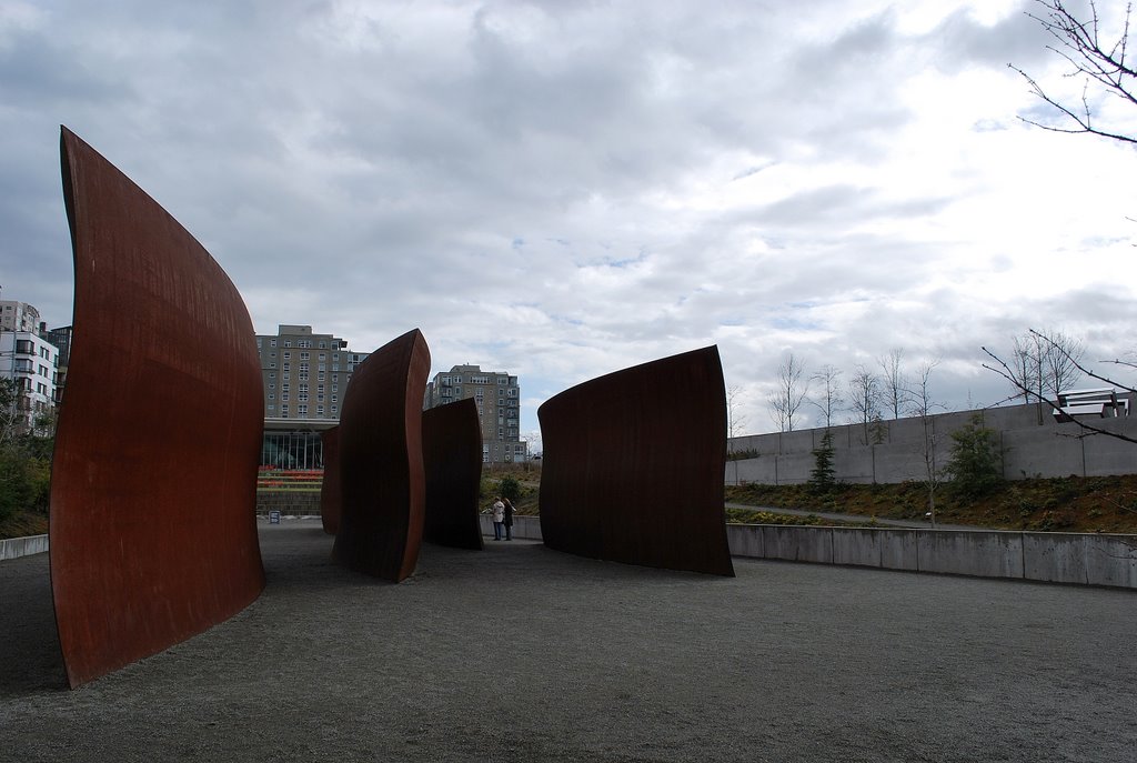 Metal Waves - - Olympic Sculpture Park by C. Harmon