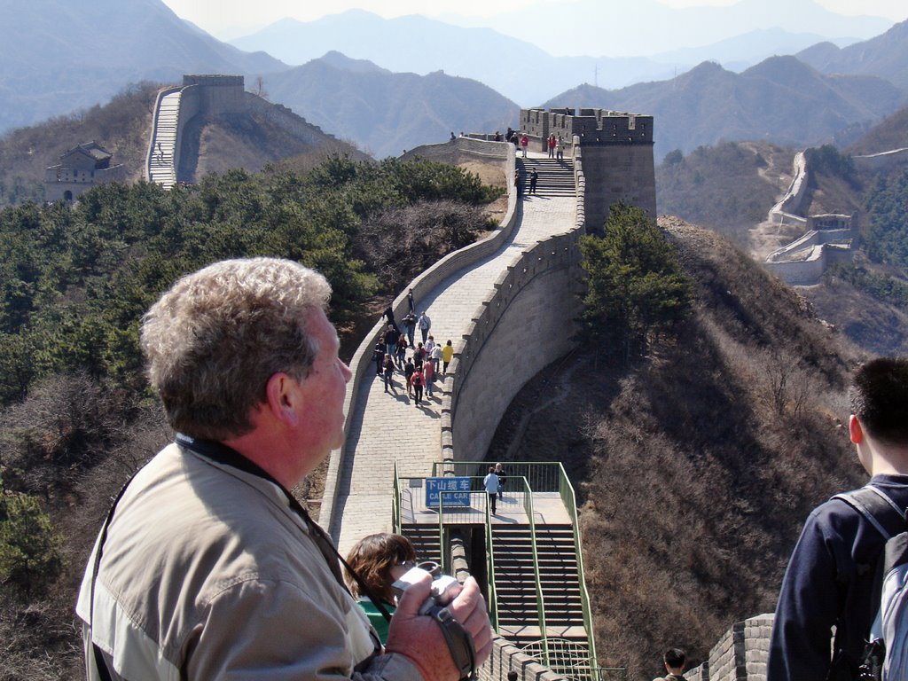 China - Die Große Mauer bei Badeling by Wolfgang Spillner