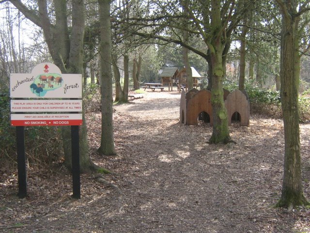 The way in to the Adventure Trail enchanted forest by Robert'sGoogleEarthP…