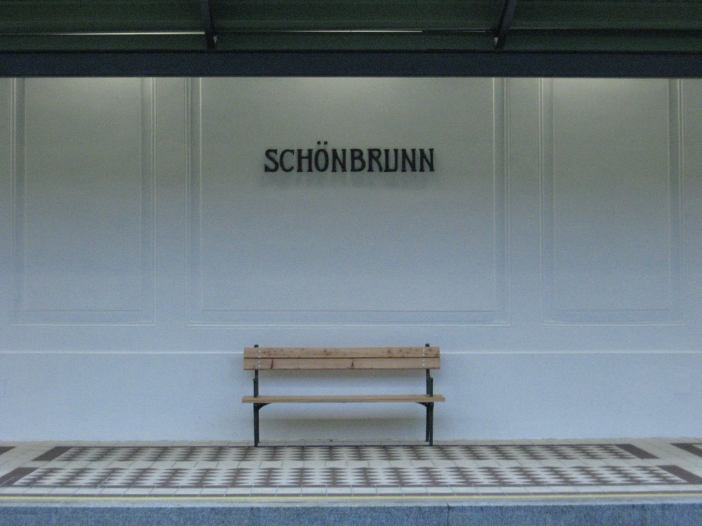 Schonbrunn Palace - U-Bahn Station by adrianzberea