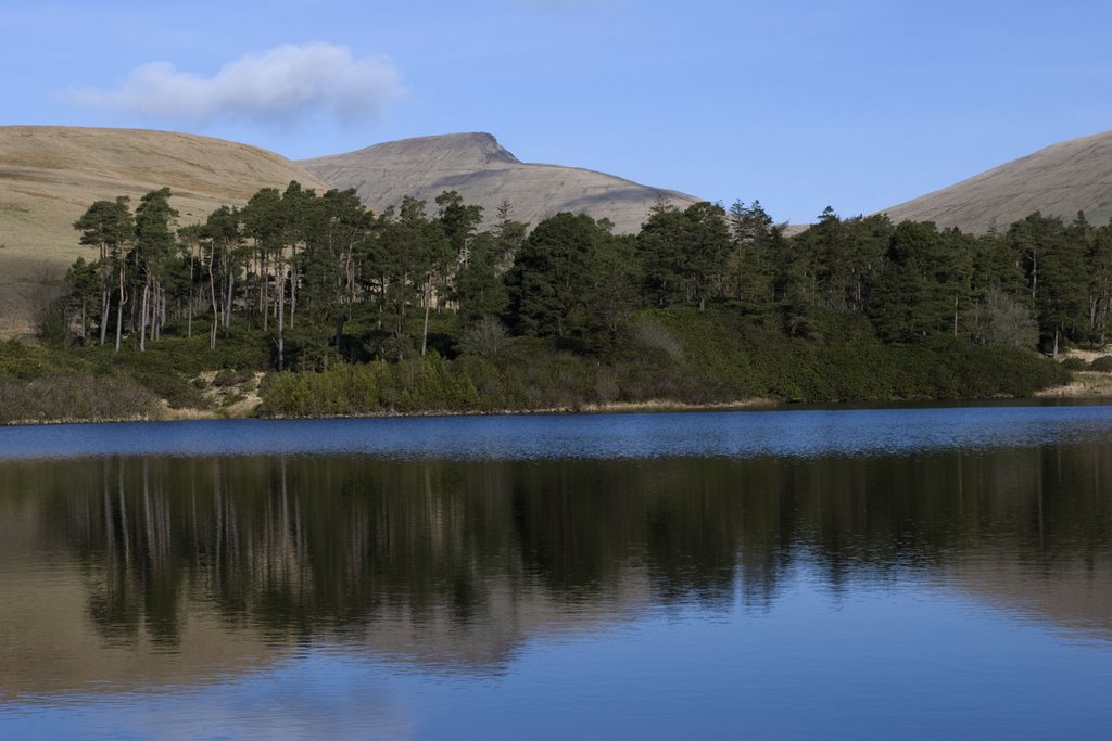 Pen y Fan from the Lower Neuadd Reservoir by Steve Griffiths