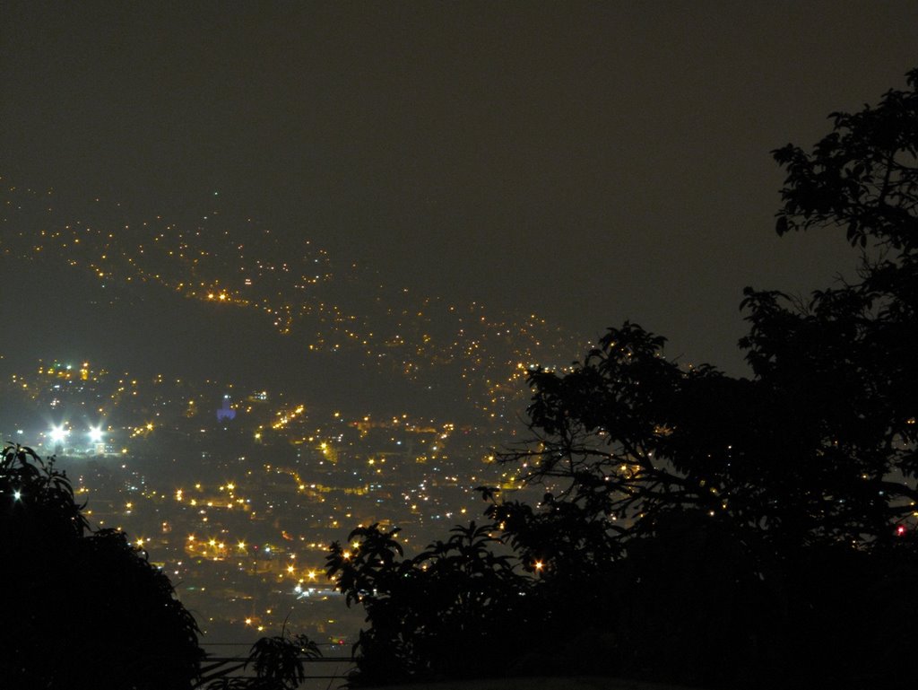 Medellin night view NE side by arrest