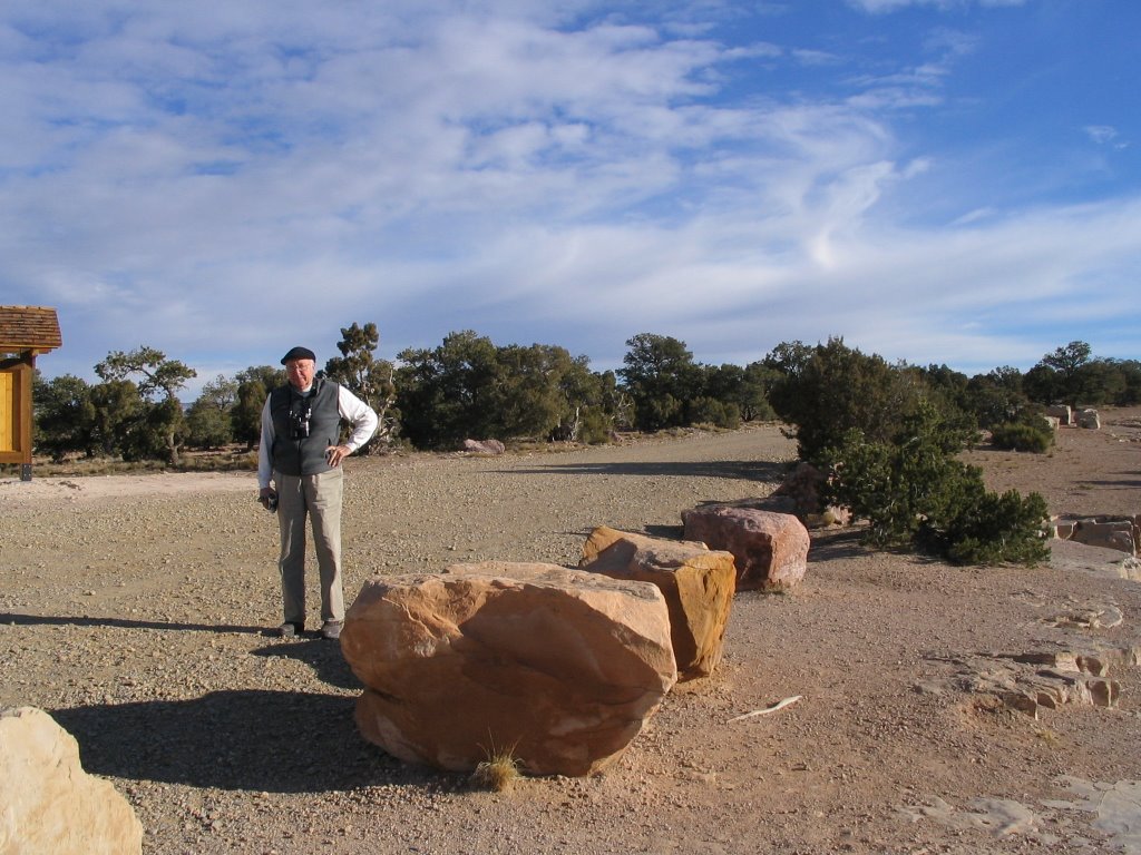 Dick at Deadhorse Point by ronmettler