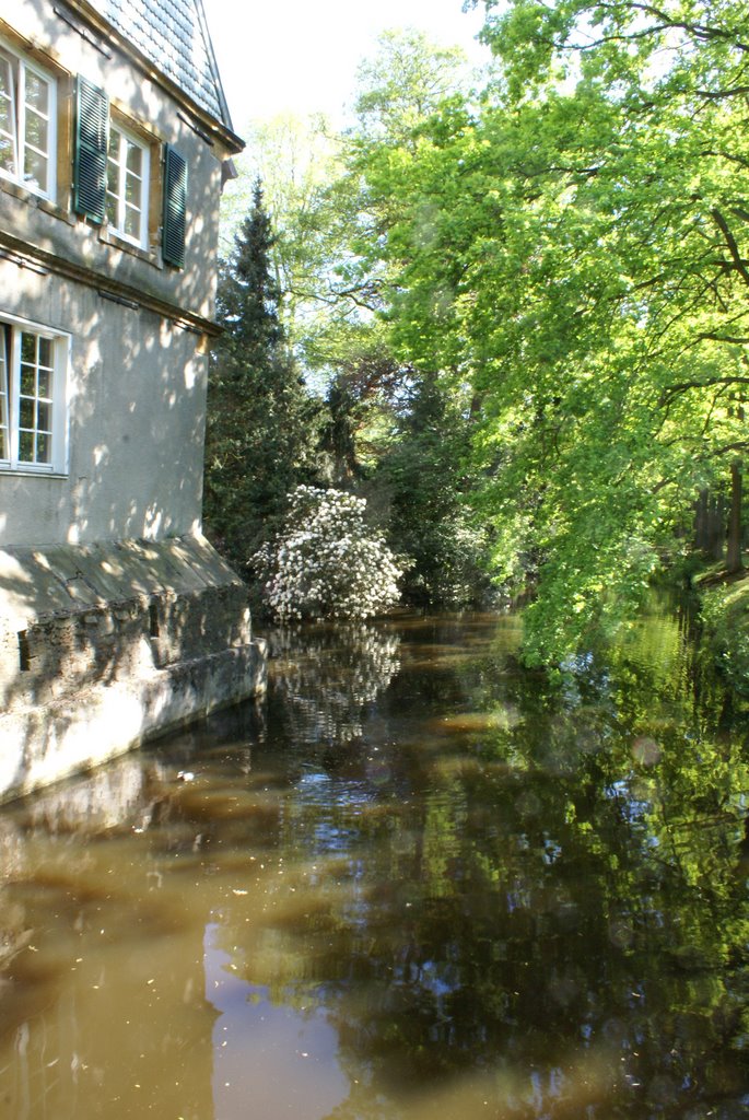 Burg, Seitenansicht by Burg Dinklage