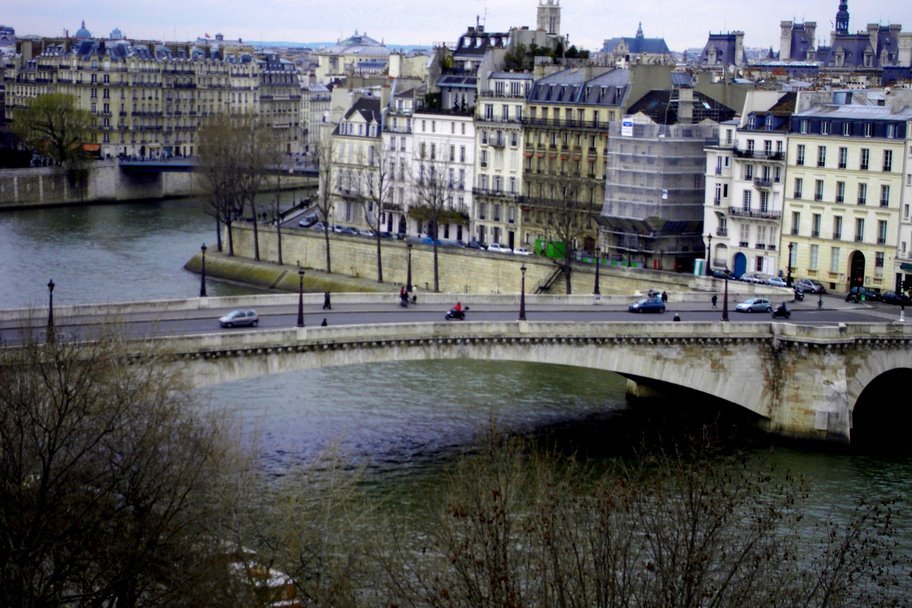 Le pont de Sully vu de l'Institut du Monde Arabe by rv8427