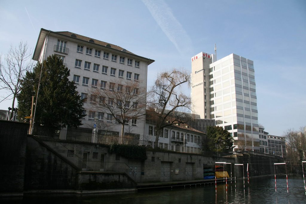 SIA Gebäude und Schanzengraben by Samuel Fausch