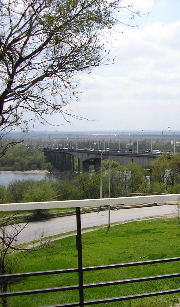 The bridge through the river Don on ворошиловском by Bulbas