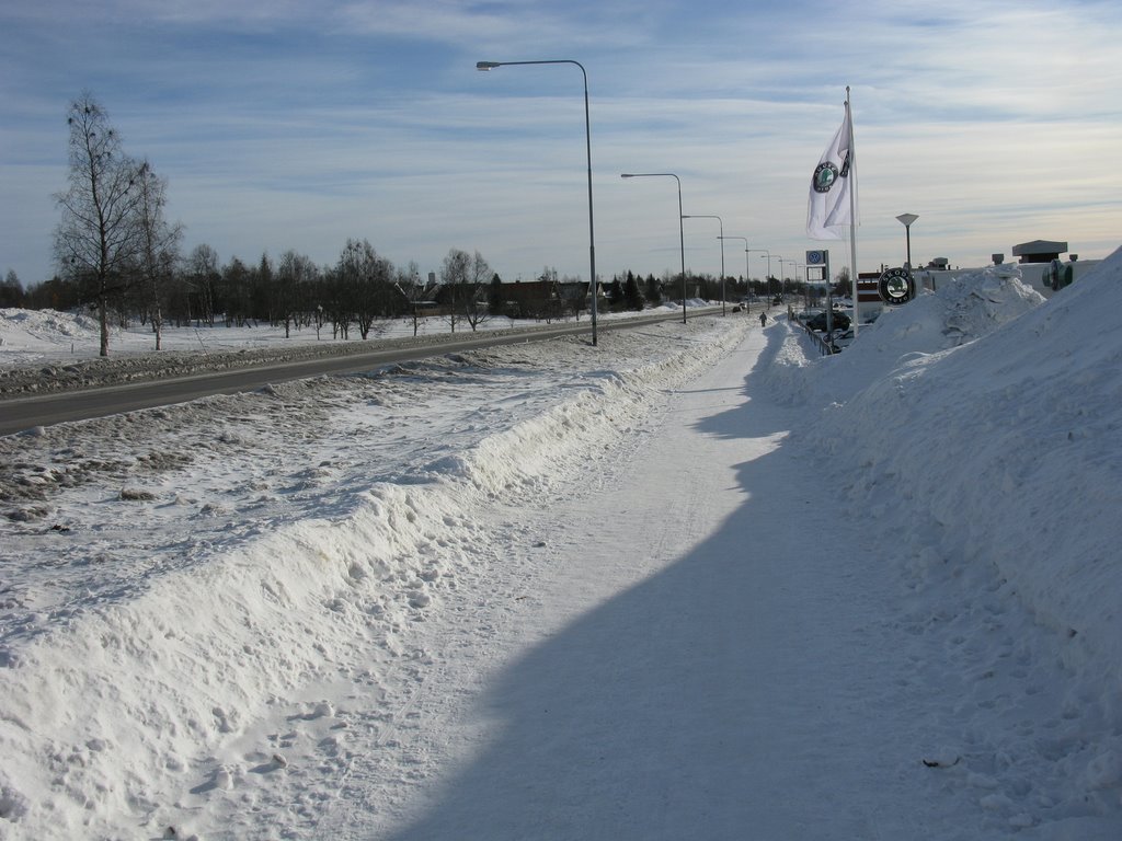 Cyclepath Malmvägen by Gerrit Holl