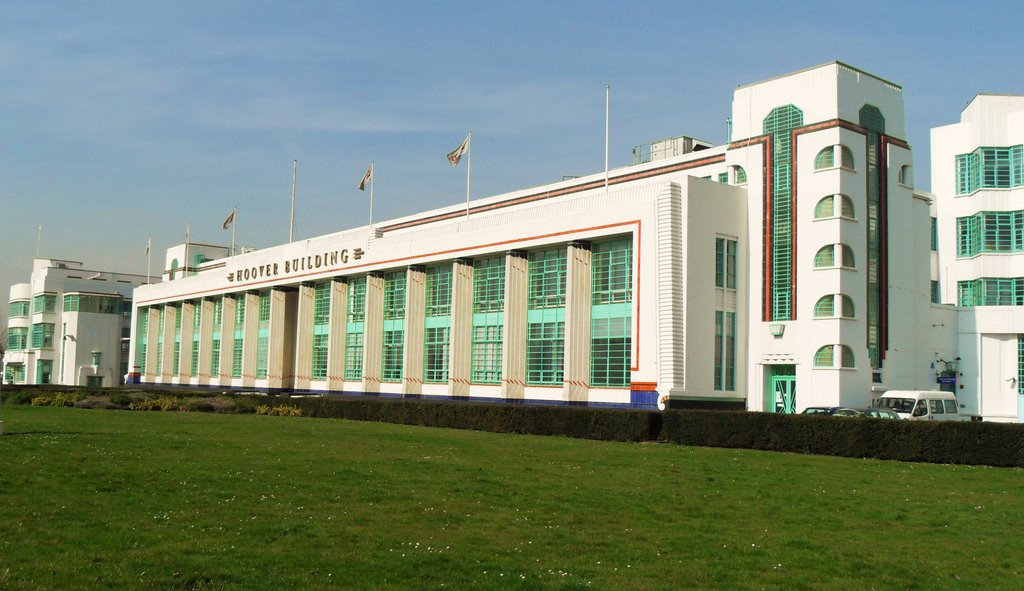 The Hoover Building Front View by farmbrough