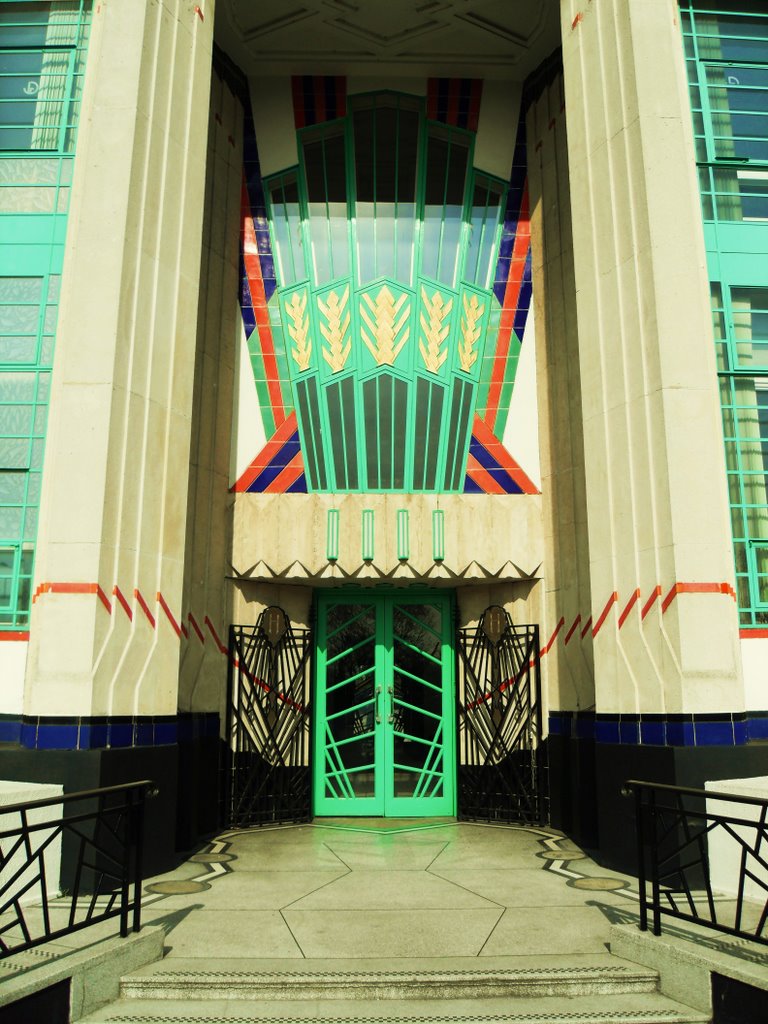 The Hoover Building Entrance by farmbrough