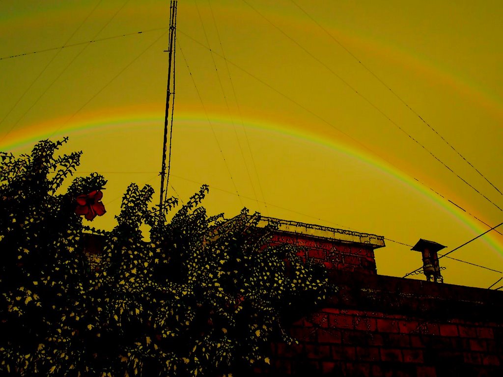 ARCO IRIS- desde el patio de mi casa by poeticamurguera