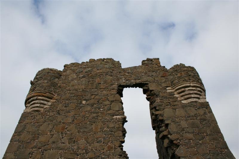 Part of dunluce castle by rachael stewart