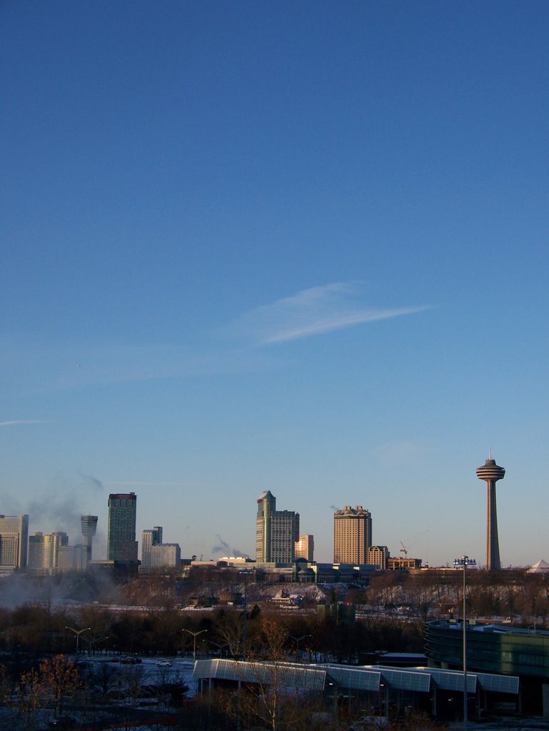 Niagra Skyline from US side by Sarah Snyder