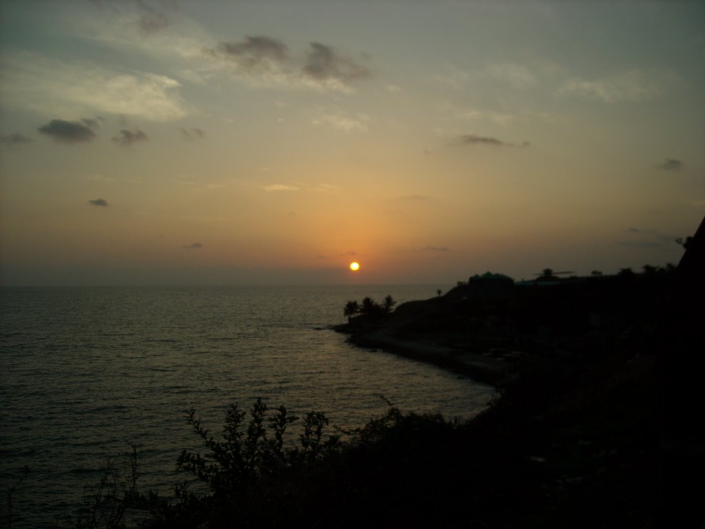 Sunset at Murdeshwar by amarvartak