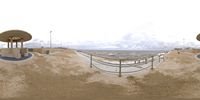 Pano of Cleveleys Sea front by jwynne