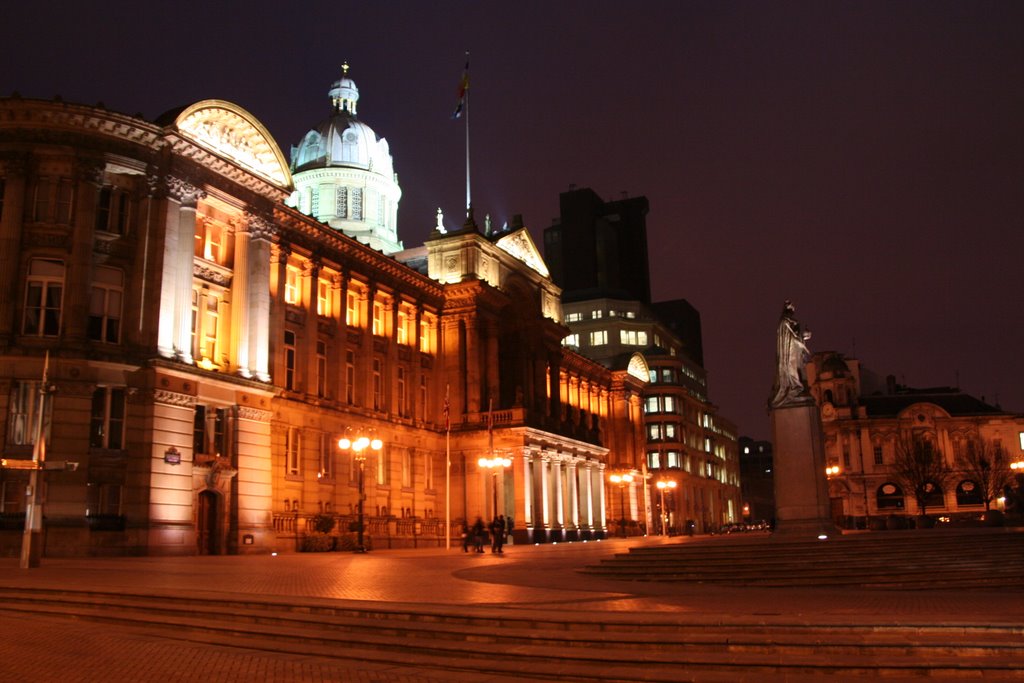 Birmingham Council House at night by John Winterbottom