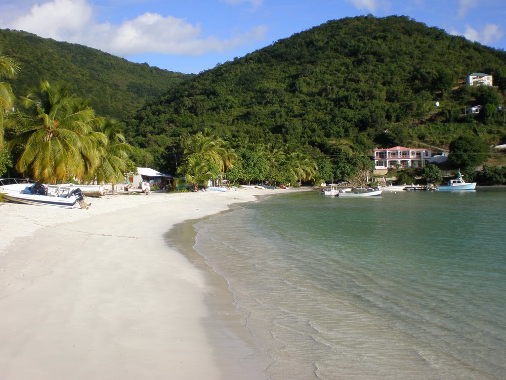 Looking toward Foxxys, Jost Van Dyke by Nick Hughes