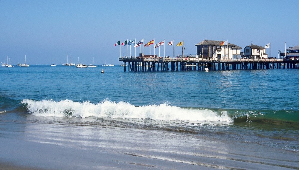 Pier, Santa Barbara, C A by mypictures4u.com