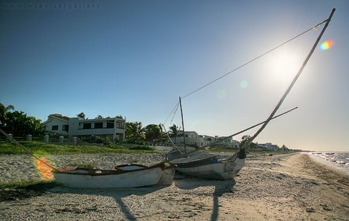 Progreso Boats by Luboslav Ivanko