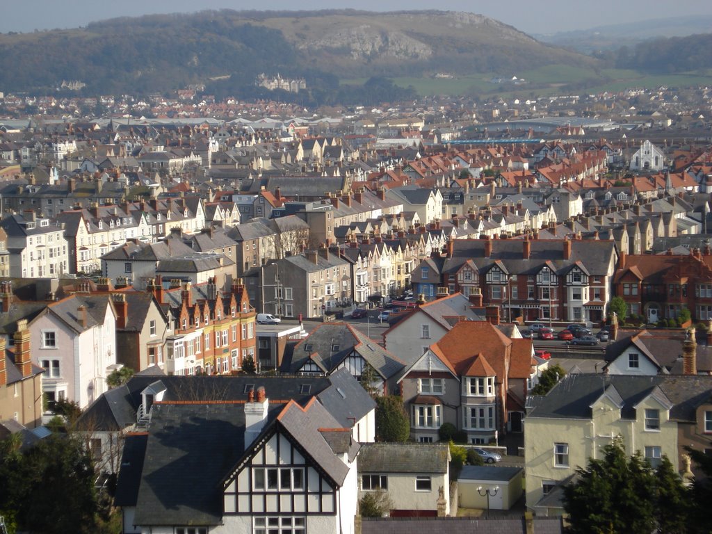 Llandudno rooftops by Gordon H