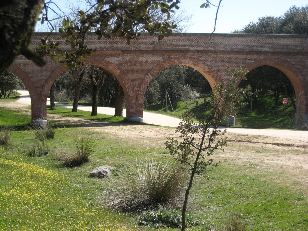 Puente Colorado (acequia) by Valentín Martínez