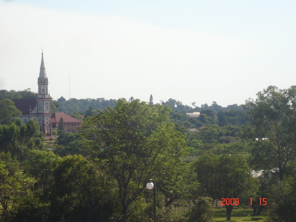 Vista da Igreja em São Pedro do Butiá/RS by Fritz Follmer