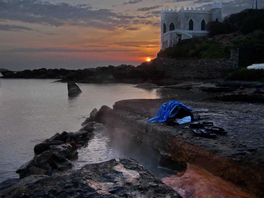 Kythnos, Loutra (Hot spring by the sea) by Yianni Kyriazis