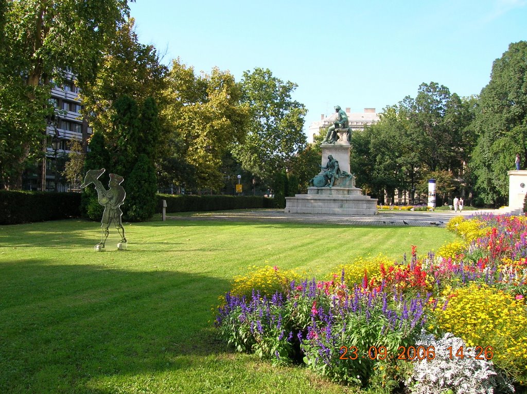 Garden in front of Museum by Florin Zamfir