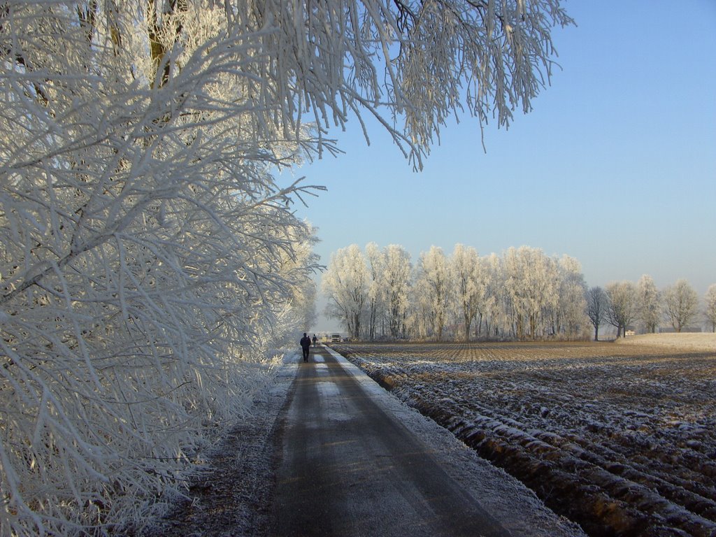 Boven Sas in wintertime by Hans Brak