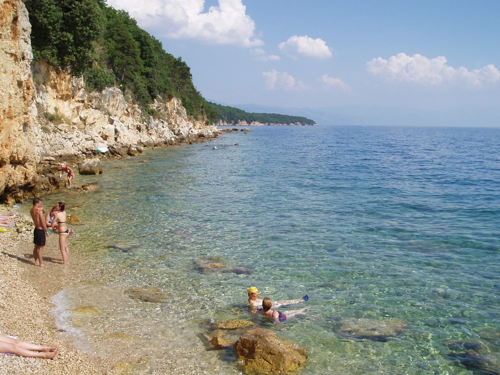 Stijene i plaža na kraju šetališta by manuelvrhovac@net.hr