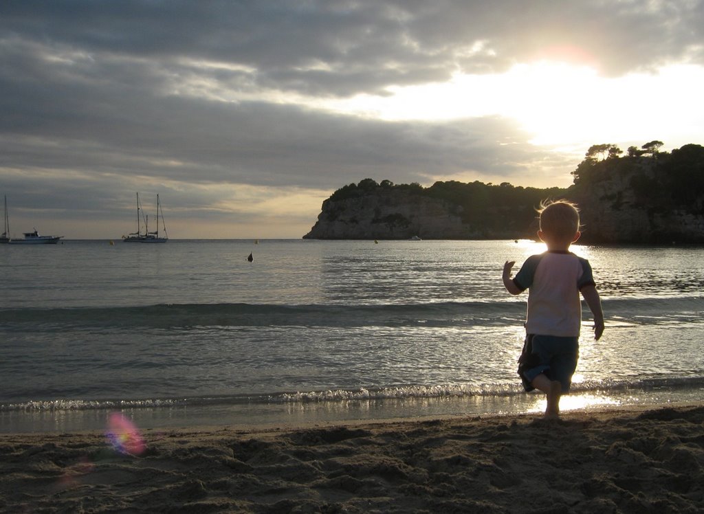 Sunset Cala Galdana by Clem Bennett