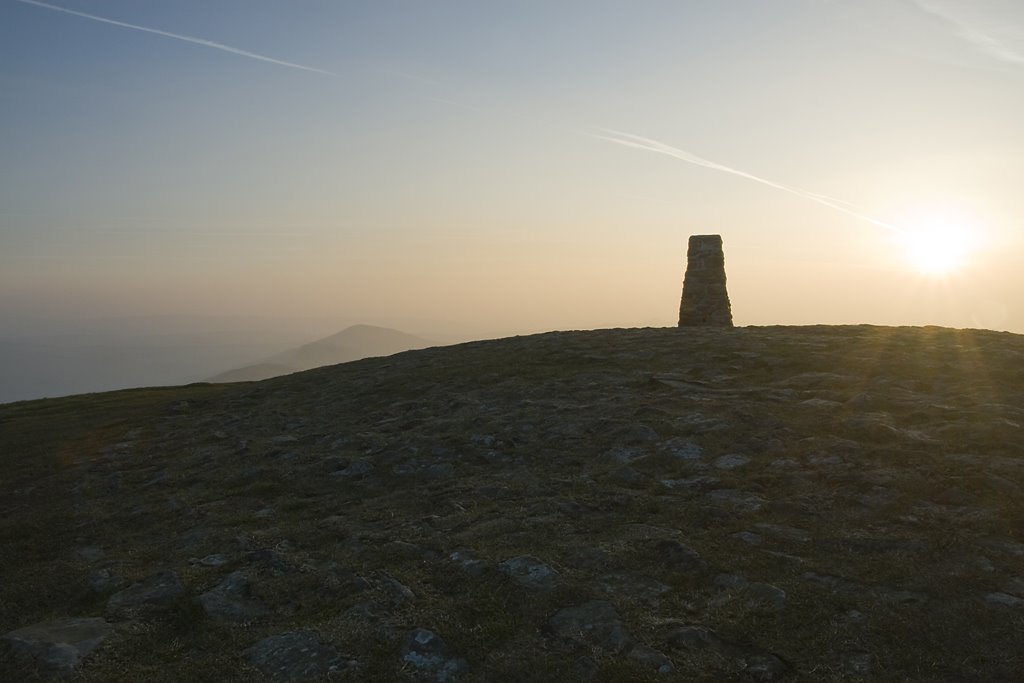 Mam Tor Trig Point by craig carter