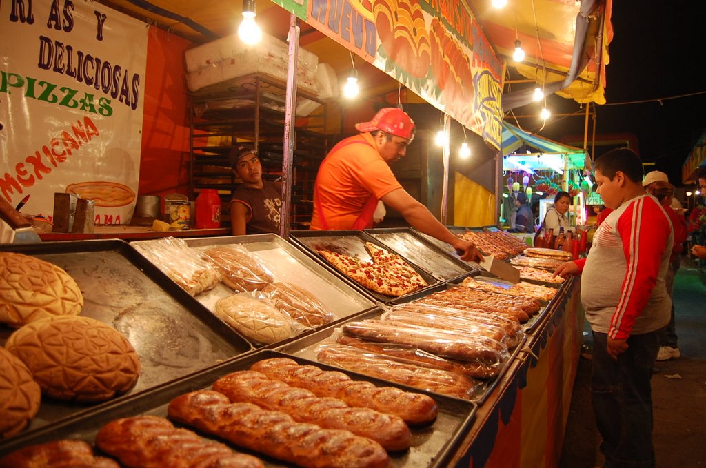 Bakery stand in Fiestas de la Candelaria. Tlacotalpan by Rafael Galina P