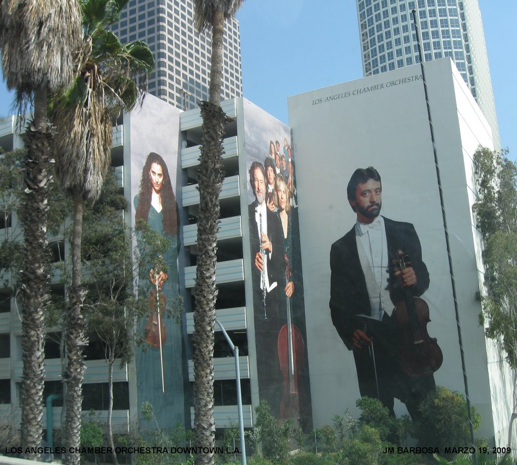 Los Angeles Chamber Orchestra Mural @110 N. fwy by jmbarbossa