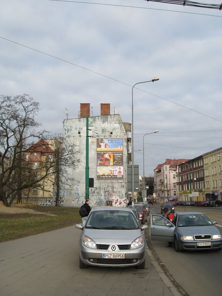 Poznań - róg ulic Dąbrowskiego i Roosevelta by Krystian.Nowak