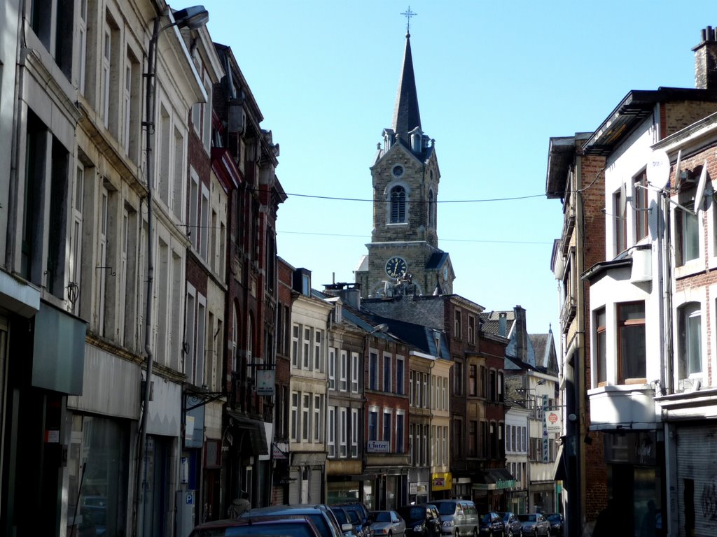 Verviers, rue Spintay, vue sur St. Antoine by Arnold Dederichs