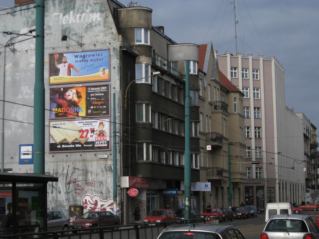 Poznań - róg ulic Dąbrowskiego i Roosevelta by Krystian.Nowak