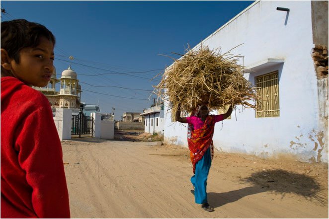 Street scene in Mandawa by Tianzhan