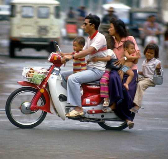 The Family Car in Cambodia by Joe Connors