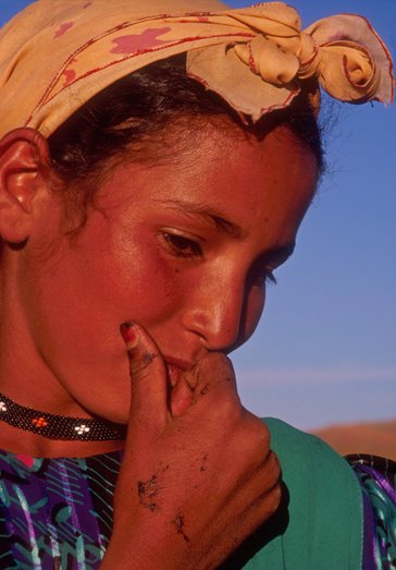 Shy Berber in Southern Morocco by Joe Connors