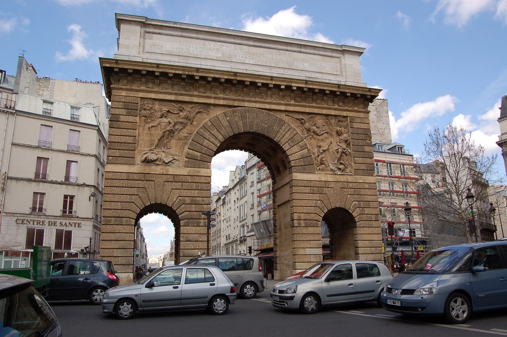 PORTE SAINT MARTIN - boulevard Saint Martin by lucidi umberto